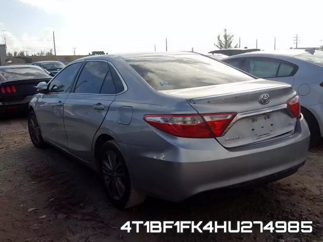 4T1BF1FK4HU274985 фото 3