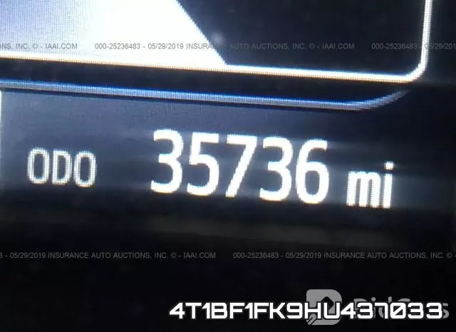 4T1BF1FK9HU437033 фото 5