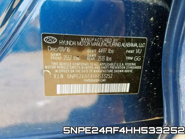 5NPE24AF4HH533252 фото 2