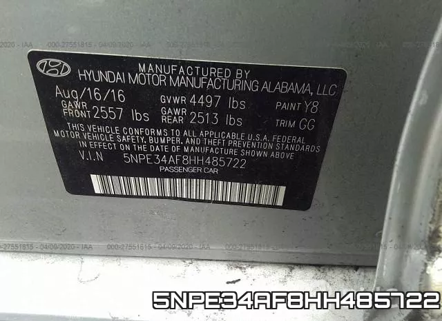 5NPE34AF8HH485722 фото 10