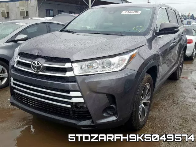 5TDZARFH9KS049574 фото 2