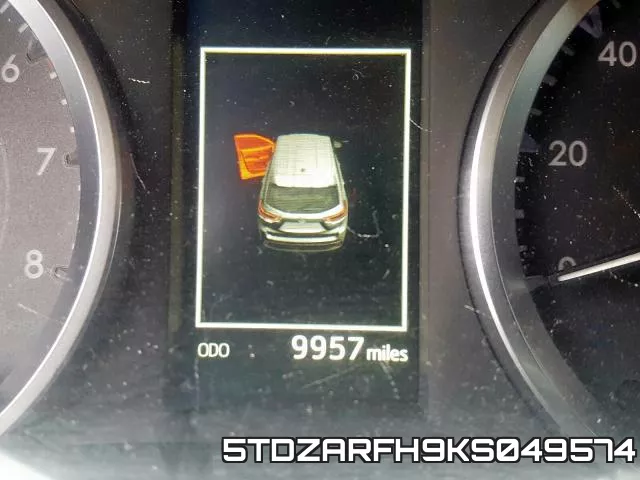 5TDZARFH9KS049574 фото 4