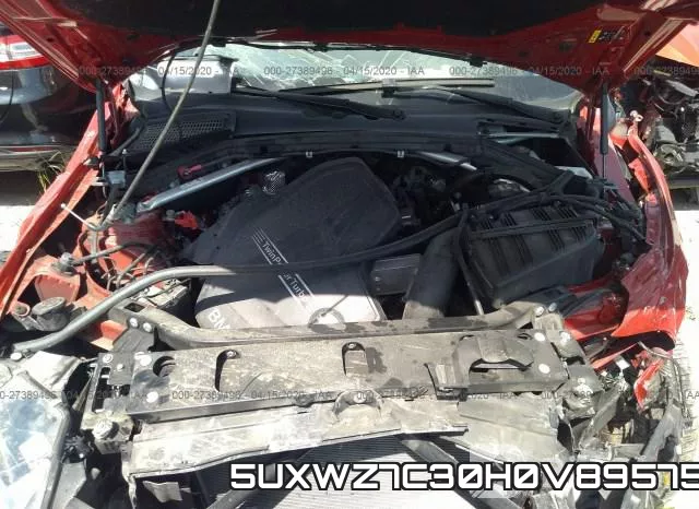 5UXWZ7C30H0V89575 фото 2