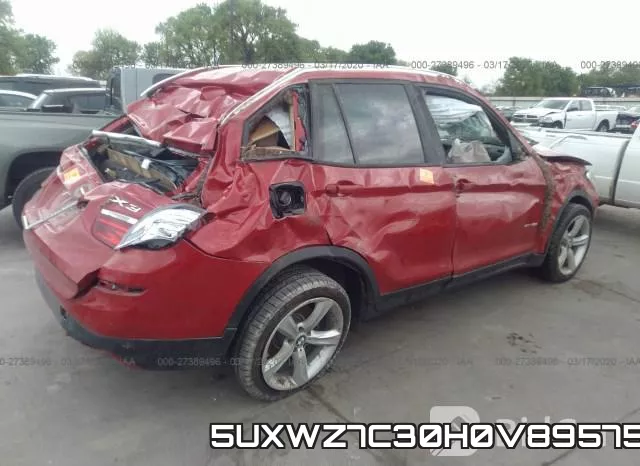 5UXWZ7C30H0V89575 фото 5