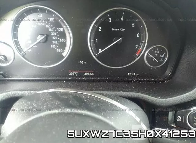 5UXWZ7C35H0X41253 фото 5