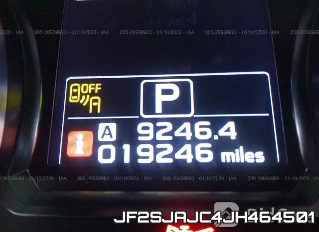 JF2SJAJC4JH464501 фото 4