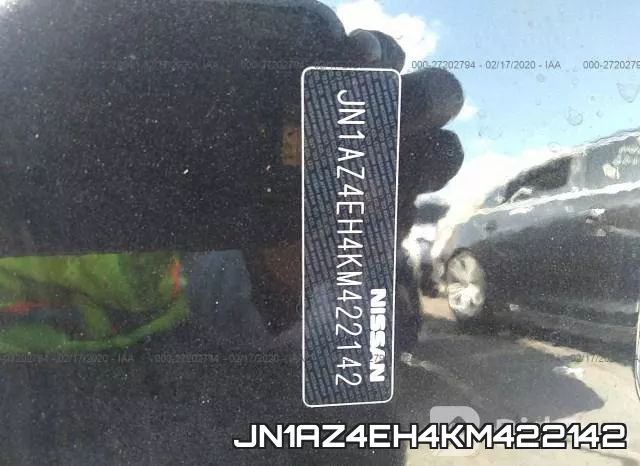 JN1AZ4EH4KM422142 фото 8