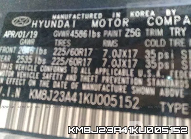 KM8J23A41KU005152 фото 6