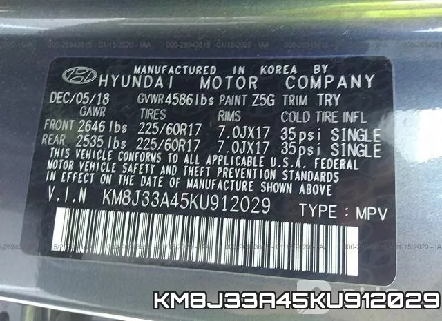 KM8J33A45KU912029 фото 10