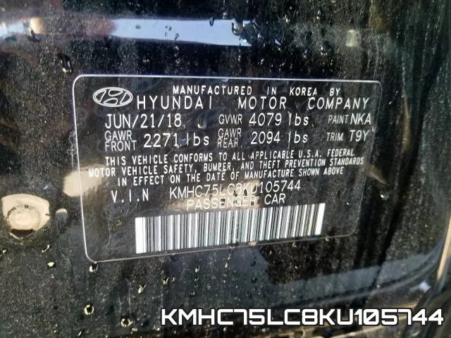KMHC75LC8KU105744 фото 2
