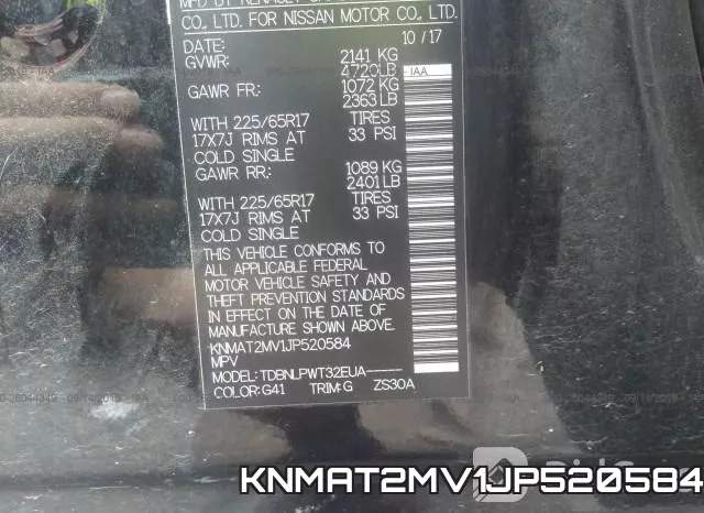 KNMAT2MV1JP520584 фото 10