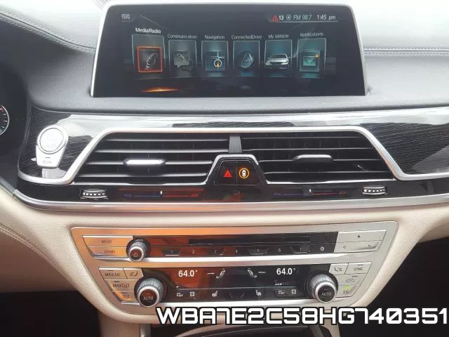 WBA7E2C58HG740351 фото 8