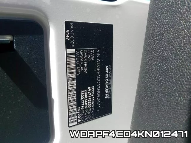 WDAPF4CD4KN012471 фото 2