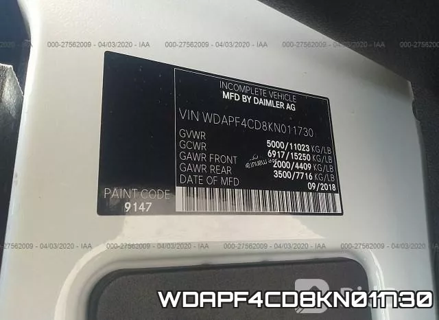 WDAPF4CD8KN011730 фото 10