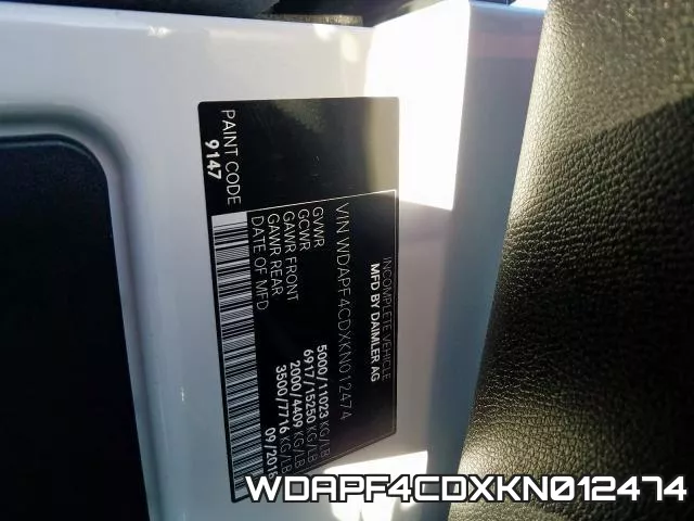 WDAPF4CDXKN012474 фото 2