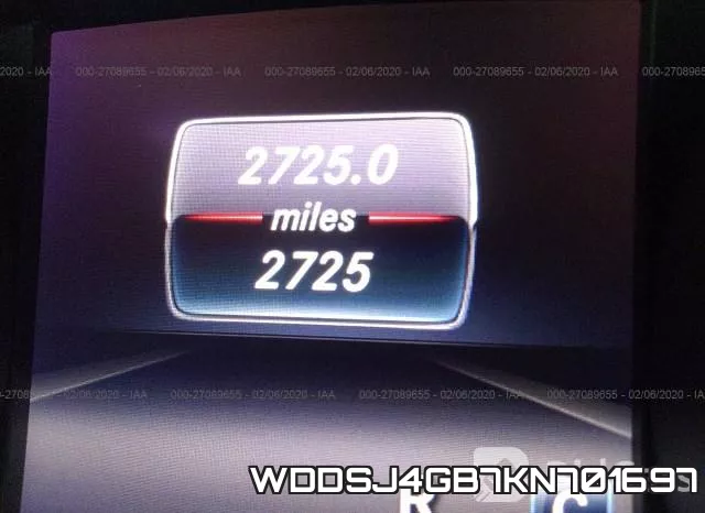 WDDSJ4GB7KN701697 фото 5