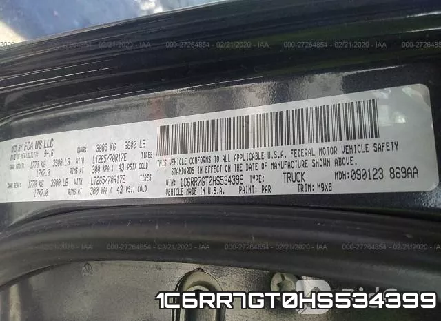 1C6RR7GT0HS534399 фото 6