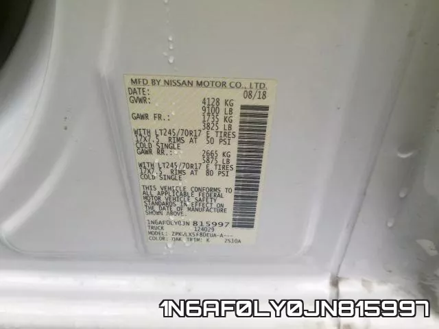 1N6AF0LY0JN815997 фото 2