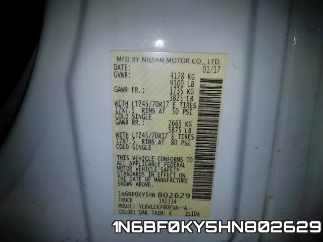 1N6BF0KY5HN802629 фото 2