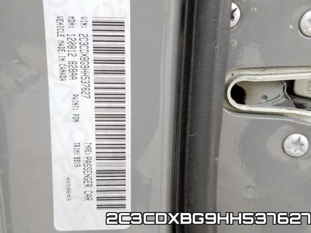 2C3CDXBG9HH537627 фото 2