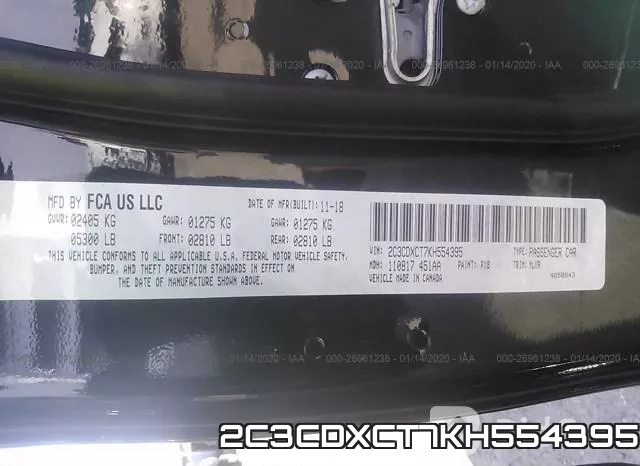 2C3CDXCT7KH554395 фото 6