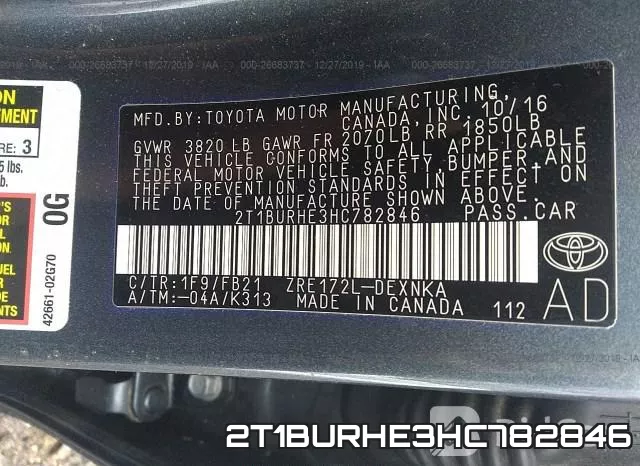 2T1BURHE3HC782846 фото 8