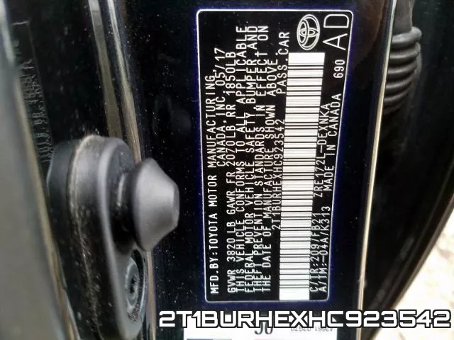 2T1BURHEXHC923542 фото 2