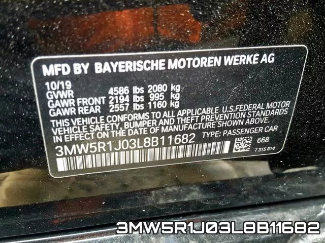 3MW5R1J03L8B11682 фото 2