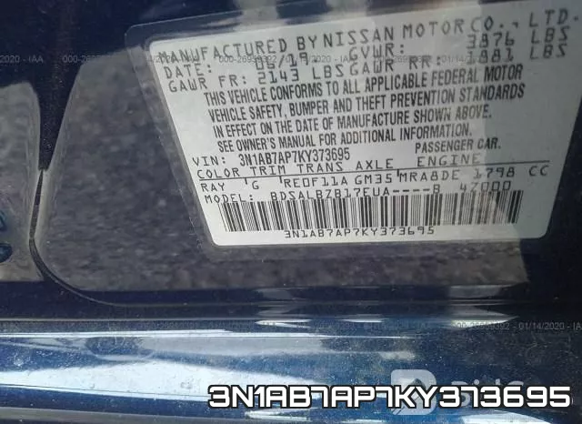 3N1AB7AP7KY373695 фото 10