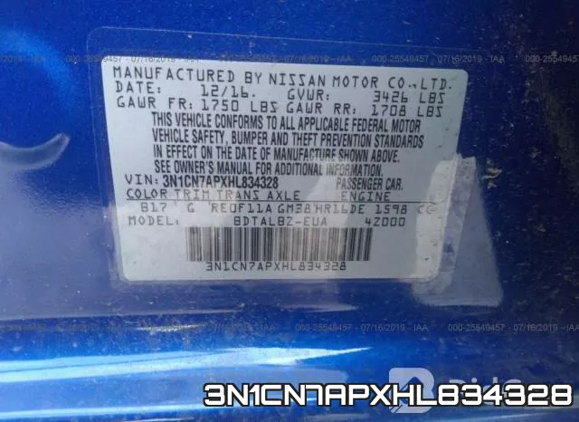 3N1CN7APXHL834328 фото 7
