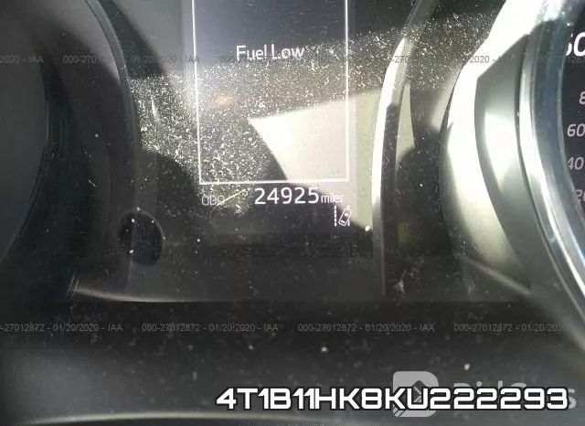 4T1B11HK8KU222293 фото 7