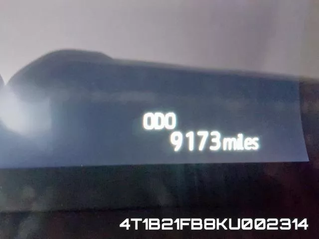 4T1B21FB8KU002314 фото 5