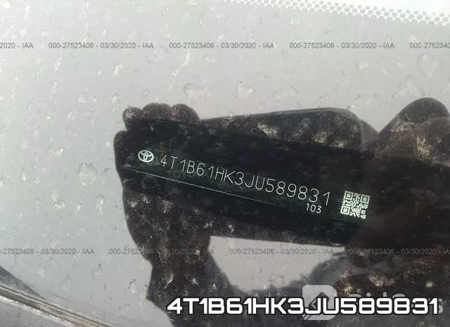 4T1B61HK3JU589831 фото 10