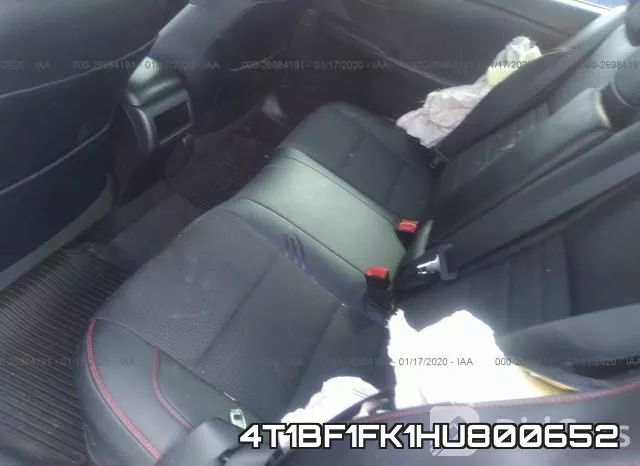 4T1BF1FK1HU800652 фото 9