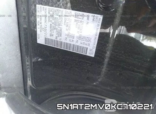 5N1AT2MV0KC710221 фото 6