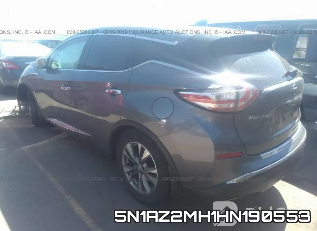 5N1AZ2MH1HN190553 фото 4