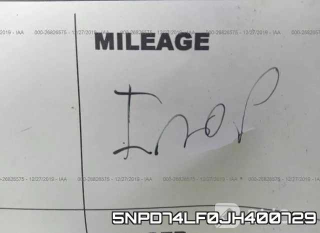 5NPD74LF0JH400729 фото 4