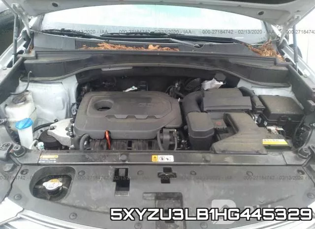 5XYZU3LB1HG445329 фото 2