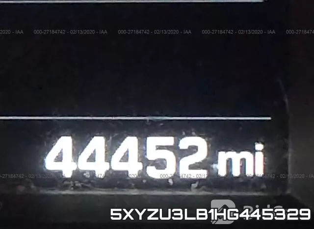 5XYZU3LB1HG445329 фото 8