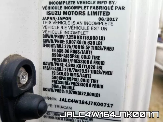 JALC4W164J7K00717 фото 2