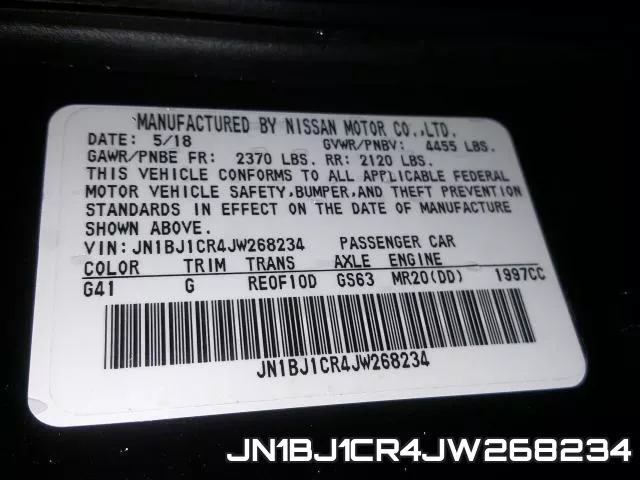 JN1BJ1CR4JW268234 фото 2