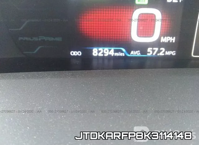 JTDKARFP8K3114148 фото 8