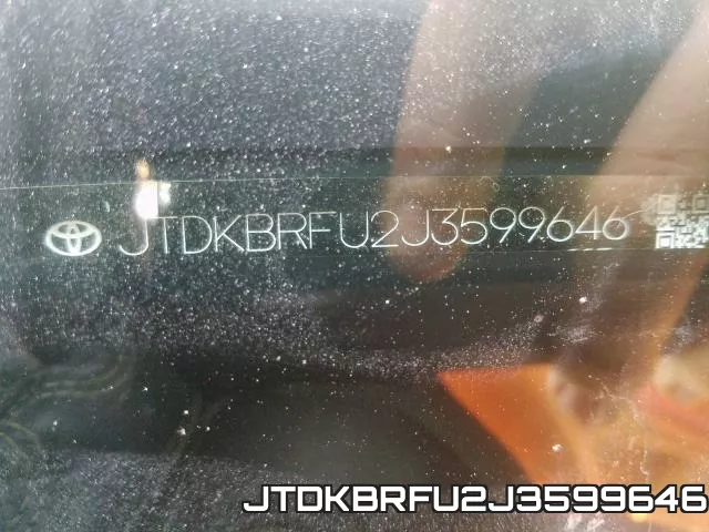 JTDKBRFU2J3599646 фото 2