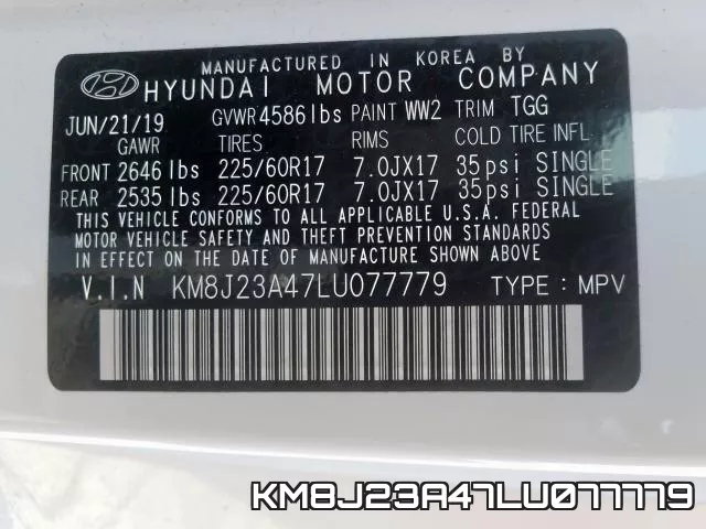 KM8J23A47LU077779 фото 2