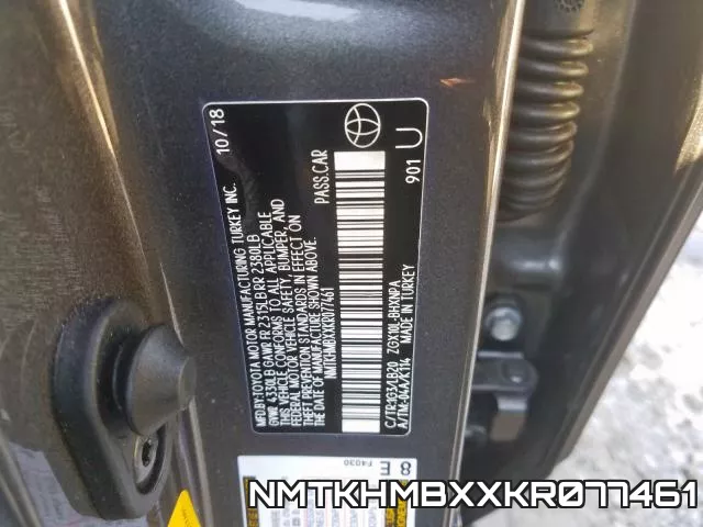 NMTKHMBXXKR077461 фото 2