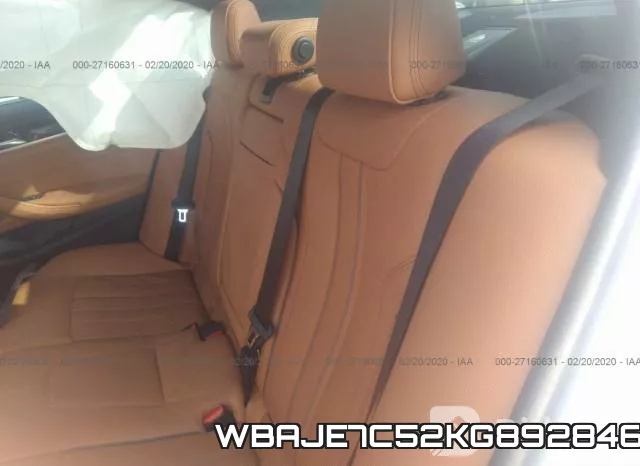 WBAJE7C52KG892846 фото 9