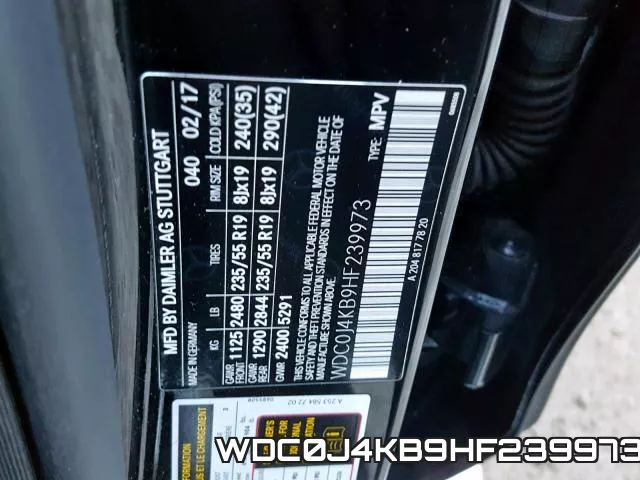 WDC0J4KB9HF239973 фото 2