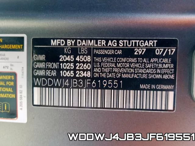 WDDWJ4JB3JF619551 фото 2