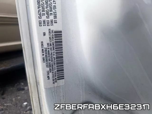 ZFBERFABXH6E32317 фото 2