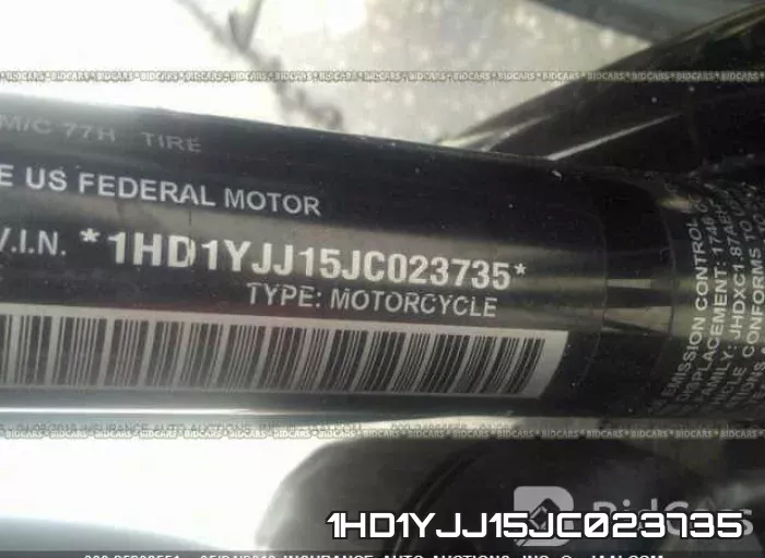 1HD1YJJ15JC023735 фото 2